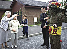 The Burry Man &ndash; a plant spirit who tours the streets of South Queensferry in Midlothian every August