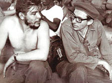 Che Guevara (left) with government minister Orlando Borrega