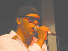 Garry Christian on stage at the Jazz Café
