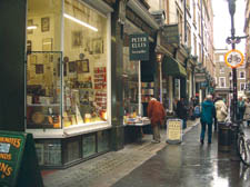 Cecil Court, the books quarter off Charing Cross Road