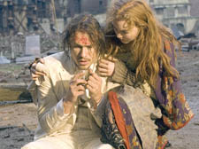 Heath Ledger and Lily Cole in The Imaginarium of Doctor Parnassus