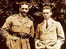 Walter Tull with his brother Edward
