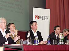 Max Clifford, Simon Goldsworthy, Trevor Morris (chairman), Simon Lewis and George Pitcher  