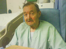 Michael Walsh in St Mary’s Hospital