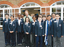 Mayor of Westminster Carolyn Keen with Essendine pupils.