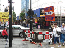Traders say Leicester Square has become scruffy