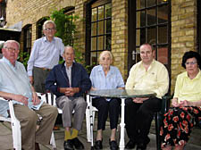 Residents John Williams, Peter Green, Joe and Vera Dorgan, Lawrence Bothwell and Francine Williams