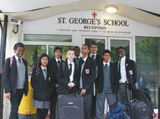 Pupils at St George's School 