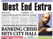 Banking crisis hits City Hall
