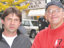 Eduardo Caffarena (left) and Bradley Roberts