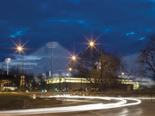 Artist's impression of how the new floodlights will look