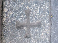 One of the kerb markings