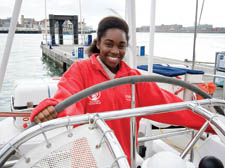 Life on the ocean waves: Daniella and friends take up the tall ships challenge