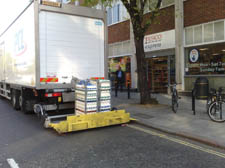 Campaigners' evidence: a delivery at the Tesco