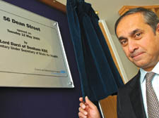 Lord Darzi opens the new 56 Dean Street sexual health clinic