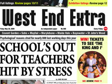SCHOOL'S OUT FOR TEACHERS HIT BY STRESS