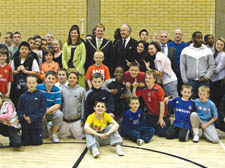 Lord Mayor of Westminster Duncan Sandys meets children, staff and trustees at St Andrew&rsquo;s youth club in Pimlico