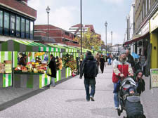 The vision for Church Street market that is expected to be completed by February next year