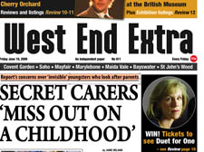 SECRET CARERS 'MISS OUT' ON A CHILDHOOD 