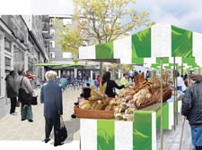 Artists’ impressions of the new market