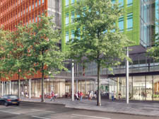 An artist’s impression of how St Giles Circus will look