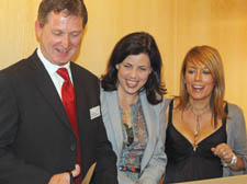 Pictured at the opening: the St John and St Elizabeth&rsquo;s acting chief executive David Marshall with Kirstie Allsopp and Fay Ripley