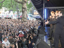 Jersey Boys perform at West End Live earlier this year