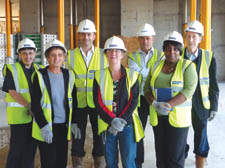 Paddington Green Residents’ Association members visit the site