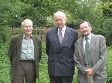 From left: Dr Chris Hindley, Bob Hall and Jeremy Wright 