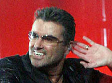 George Michael. Picture courtesy of J Fraser 