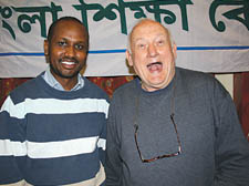 Somali poet Abdullahi Botan and translator Rob Inglis