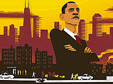 Obama, sharp suits and the sharp-shooters of Chicago