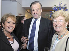 Margaret Hodge with John Mills and wife Dame Barbara Mills