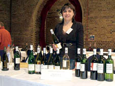 Independent wine-maker Fabienne Capello at Vinopolis in Borough