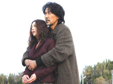 Kyoko Koizumi plays kidnapped wife Megumi Sasaki as the film takes an odd twist