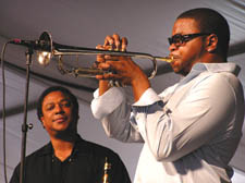 Up-and-coming trumpet player Jeremy Pelt 